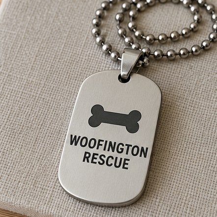 Custom Dog-Tag Style Pendants
