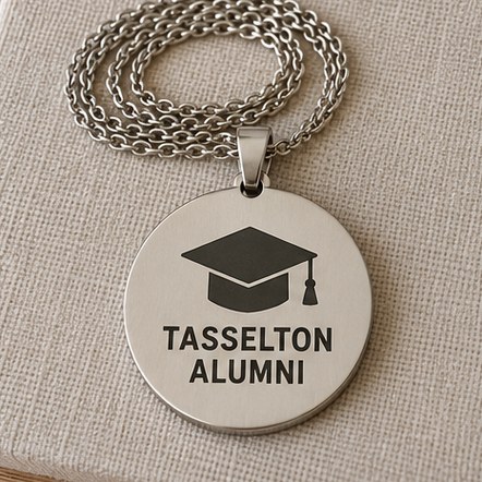 Custom Engraved Metal Pendants