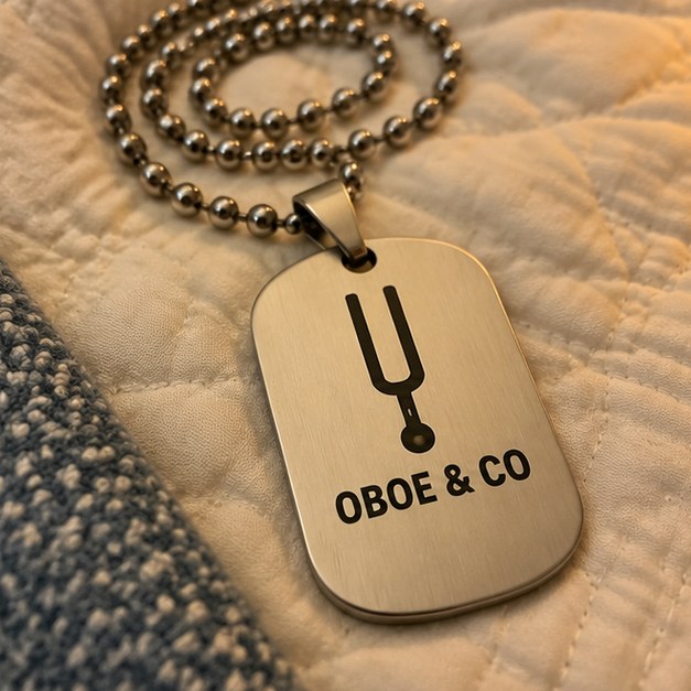 Customer photo of a custom engraved pendant